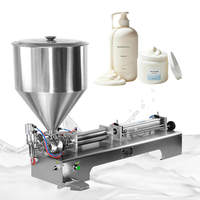 Machine de remplissage horizontale haute précision pour liquides et pâtes épaisses, pneumatique, pour lotion corporelle, crème pour le visage, savon liquide
