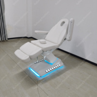 Table de massage électrique pour salon de beauté, 4 moteurs, réglable en hauteur, pour soins du visage, esthétique et extensions de cils
