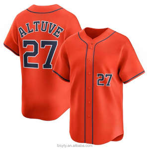 Camisetas de equipo de béisbol y softbol <span class=keywords><strong>Astros</strong></span> de secado rápido transpirable de talla grande numerado #30 #27 #3 #44 - Product Image 2