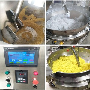 Máy Trộn Nấu Ăn Lớn Máy Chế Biến Chiên Hạt Rang Máy Rang Hạt Điều - Product Image 3