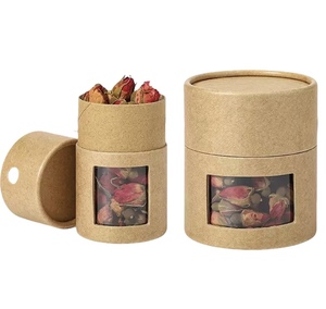 Custom Eco-Friendly Biodegradable Food-Grade <b>Paper</b> Tube, Cylinder <b>Packaging</b> for Biscuits, Tea, Coffee, Chocolate and Candy - Product Image 3