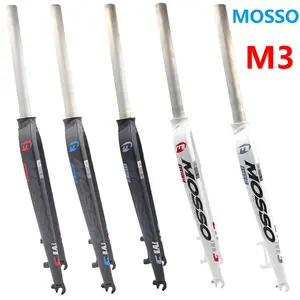 Mountain Bicycle Fork Bicycle Parts MOSSO 26/27.5/29 Inch Disc/V Brake Rigid Bike Front Suspension Fork