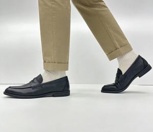 Mocassins pour hommes en PU et cachemire de haute qualité, style décontracté, chaussures plates de marque populaire, idéales pour la <span class=keywords><strong>marche</strong></span> - Product Image 1