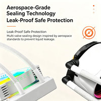 Refroidisseur d'eau AIO pour processeur TY240 avec double ventilateur, affichage numérique, ARGB, silencieux, radiateur de refroidissement liquide pour processeur de PC de bureau