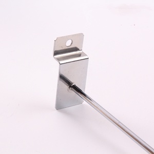2024 alta calidad Metal acero plástico venta al por menor ganchos de exhibición colgador Metal Slatwall gancho proveedor cartón cascada gancho - Product Image 2