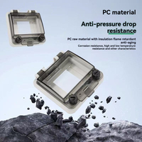 IP67 couvercle de fenêtre de protection Transparent matériel PC électrique disjoncteur bidirectionnel boîtiers d'instruments électroniques