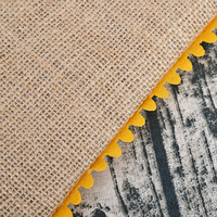 En gros Haute Roi Jute sacs à cosmétiques en vrac cosmétique sacs toile poche