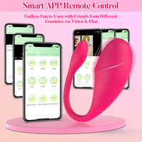 APP Télécommande Gode Vibrateur 9 Modes Portable Oeuf Vibrant Point G Stimulateur Clitoridien Couple Femelle Sex Toy