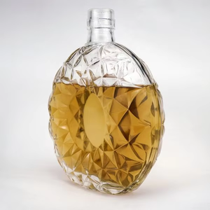 Sang trọng nứa-Kín chai thủy tinh với Stopper cho Vodka Brandy rượu tinh Thần Rượu cho Tequila sử dụng - Product Image 3