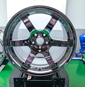 Te37 Beadlock Chrom Geschmiedetes Rad 5x112 5x114.3 5x120 6x139.7 10.5 17 18 19 Zoll für Supra <span class=keywords><strong>GR</strong></span> A90 BMW M3 F80 M4 F82 Rays - Product Image 5