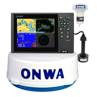 ONWA KM-8X KM-12X 5 en 1 Marine Classe B AIS Transpondeur GPS Chart Plotter Fish Finder and radar