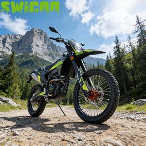 SWICOO Moto tout-terrain 125CC monoplace de haute qualité à prix raisonnable, homologuée CEE, adaptée pour l'intérieur et l'extérieur - Product Image 3