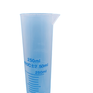 Laboratuvar malzemeleri tıbbi ve laboratuvar kullanımı için plastik 250ML/100ML/50ML ölçme silindiri - Product Image 1