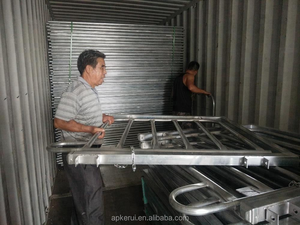 Clôture de ferme galvanisée anti-escalade pour bétail et <span class=keywords><strong>chevaux</strong></span>, style <span class=keywords><strong>ranch</strong></span>, noire, 1,5m*3m, écologique, modélisation 3D - Product Image 5