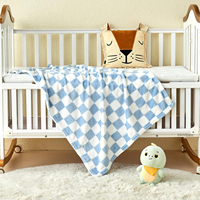 Couverture pour bébé, couverture en flanelle douce pour nouveau-né, couverture légère et chaude pour lit et poussette