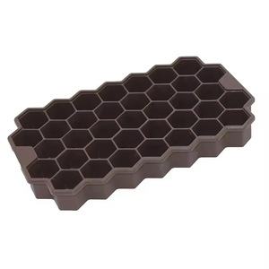 BPA Free Flexible Honeycomb <b>Silicone</b> Cube Tray Eco-Friendly Sustainable Coffee Juice Mold Ice Cream <b>Tools</b> - Product Image 3