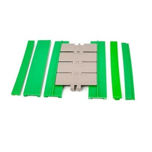 Riel guía de cadena Wanbang 15x1000 de plástico verde para sistemas transportadores - Product Image 2