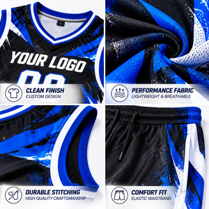 Ensemble de maillots de basket-ball sublimés personnalisés, uniforme d'équipe, logo personnalisé, vêtements de sport pour hommes, fabricant OEM ODM, marque privée - Product Image 2