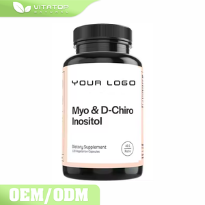 Cápsulas <span class=keywords><strong>de</strong></span> Mioinositol y D-Chiroinositol <span class=keywords><strong>de</strong></span> Marca Privada OEM, Suplemento Dietético Vegetariano, 120 Cápsulas, Apoyo Ovárico - Product Image 1