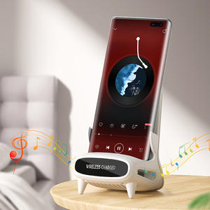 Stasiun Pengisi Daya Nirkabel Amplifying Cavity 2 in 1, Penyangga Ponsel Pengisi Daya Nirkabel, Pengisi Daya Nirkabel Cepat 15W - Product Image 2