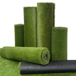 שטיח דשא מלאכותי לינוו 50 מ""מ מפלסטיק דשא כדורגל סינטטי לעיצוב נוף פרחים חיצוני