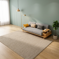 Japon Minimalist Tik Ağacı Modüler Kanepe Takımı Çevre Dostu Modern Oturma Odası Mobilyası Daire Villa Otel İçin