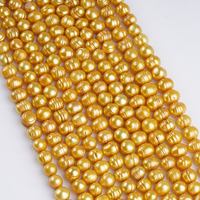 Perles de pomme de terre en perles d'eau douce naturelles en vrac de 10-11 mm pour la fabrication de bijoux
