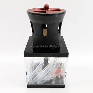 Shisha de narguilé acrylique en aluminium de bon goût pour fumer la narguilée Sheesha <span class=keywords><strong>Chicha</strong></span> tabac Cigarette Night Club Bar Lounge Party KTV - Product Image 1