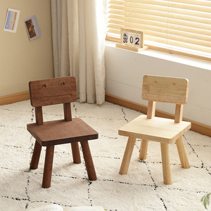 Vente en gros d'usine de meubles de salon modernes en bois massif pour entrée de maison tabouret à langer créatif pour adultes et enfants - Product Image 2