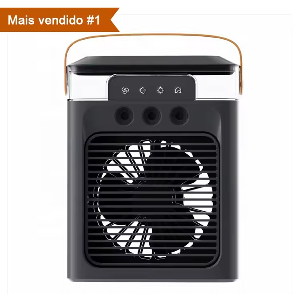 Mini Portable Air Conditioner - 3-in-1 USB Rechargeable Personal Cooler With 400ml Tank, 3 Speeds For Desk & Office - View #12