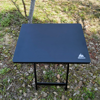 Table pliante compacte et légère en aluminium, moderne, imperméable, portable, pour pique-nique, camping, repas en plein air, mobilier d'extérieur