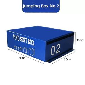 New 4 in 1 High Quality MultiSpecification Adult Child MultiStyle Safety Jump Box for Parkour Leg <b>Strength</b> <b>Training</b> Plyo Box - Product Image 5