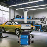 Sistema de Alineación de Ruedas 3D de Alta Calidad AUTEC con Cámara e Impresora para Taller de Reparación de Automóviles