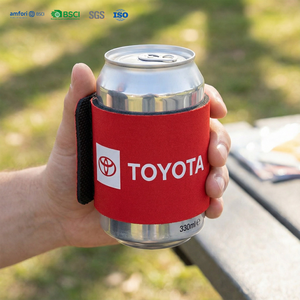 Refroidisseur de canettes portable à clipser, en néoprène réutilisable, avec logo personnalisé, vente en gros pour revendeurs - Product Image 2