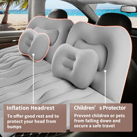Portable voyage gonflable voiture lit personnalisable matelas pneumatique 6 accessoires pratiques voiture lits oreillers Camping tapis coussin