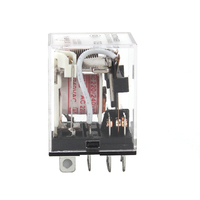 Relais intermédiaire HH62P LY2NJ 10A, micro-relais électromagnétique, AC/DC12V24V AC110V 220V 380V avec base de prise à 8 broches PTF08A