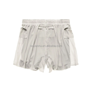 Shorts de sport d'été en polyester pour hommes, double couche, personnalisés par sublimation, multi-poches, pour la course et la gym - Product Image 4