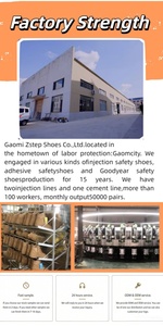 Stivali di Sicurezza da Uomo in Pelle con Punta in Acciaio, Resistenti a Olio e Gas, Impermeabili, Caviglia Alta, ODM, Prodotti in Cina - Product Image 4