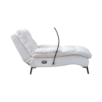 Sofá Seccional Moderno Convertible de Una Plaza, Tipo Reclinable, Tapizado en Tela, Relleno de Esponja, Patas de Madera, en Forma de L, para Hogar u Oficina