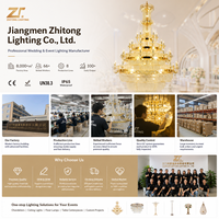 Lustre moderne en cristal de luxe européen pour escalier