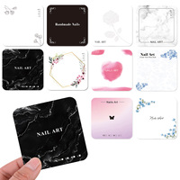 Cartes de présentation et de vente au détail pour nail art, imprimées avec logo personnalisé, pour présentoirs de faux ongles, impression personnalisée en petites séries