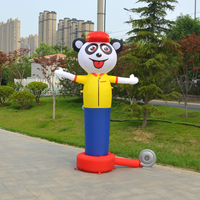 Costume de mascotte gonflable Longgang Panda en tissu Oxford, durable et résistant à l'eau, pour la publicité des magasins de meubles