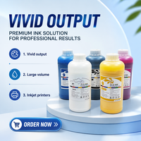 Tinta Cetak DTF Film PET Transfer Panas untuk Pencetakan Kain Tekstil Tinta CMYK Putih untuk Printhead I3200 XP600 5113
