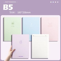 Cahier scolaire mignon multi couleur B5 en papier kraft à couverture rigide b5 pour enfants bon marché d'usine
