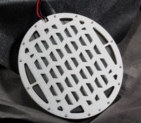 Haut-parleur planaire magnétique de 97 mm, diaphragme argenté, circuit magnétique double N50, 3 mW, 7-10 ohms, unité de haut-parleur pour casque