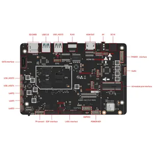 2GB 内存 16GB ROM 强大的 amlogic s905d2 android 9.0 双核双 wifi 2。4GHZ/月。用于数字标牌的 8 ghz pcba 板