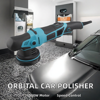 Polisseuse orbitale excentrique numérique 1000W 220V pour voiture, plateau de 5 pouces, écran numérique, vente chaude