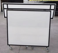 Bar portable pliable, comptoir mobile à vendre, noir