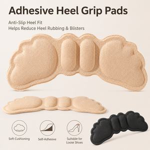 Coussinets antidérapants en tissu pour talons, double épaisseur 3mm 5mm, 4 couleurs, pour ballerines, escarpins et baskets amples, vente en gros OEM - Product Image 3