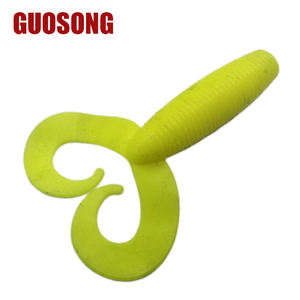 7cm/4,3G señuelo de pesca dos colas Grub <span class=keywords><strong>Twin</strong></span> Tails señuelo suave Lucio bajo SPIRON <span class=keywords><strong>TWIN</strong></span> aparejo de pesca - Product Image 3